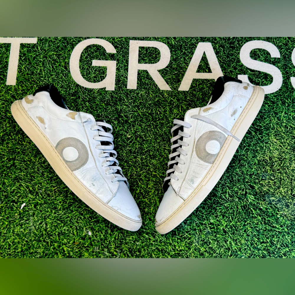 Oliver Campbell distressed sneakers
